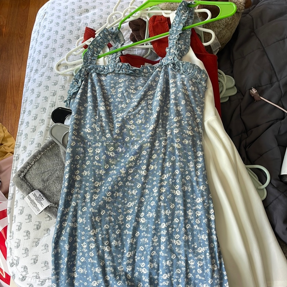 light blue flower sundress, Aeropostale, M